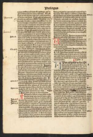 Incipit liber Apocalipsis beati Iohannis apostoli