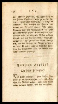 Fünftes Kapitel. Die Jesus-Brüderschaft.