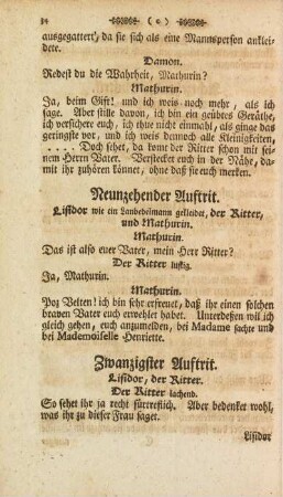 Neunzehender Auftrit