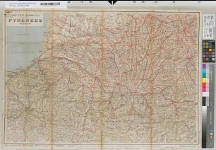 Carte-Guide Campbell Nr.13- Pyrénées. Bayonne [Karte und Guide pratique]. Gravé et imp. par Dufrenoy, Paris