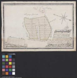 Geometrischer Grundriss der Tröglitzer Wiese