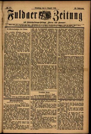 Ausgabe vom Dienstag, den 04. August 1896.