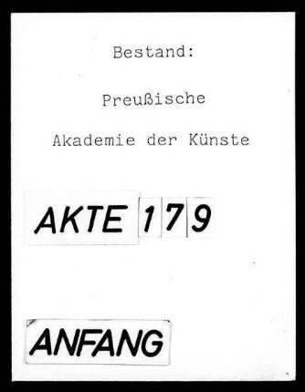 Bibliothek der Königl. Akademie