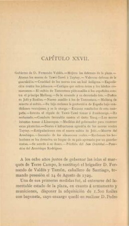 Capítulo XXVII [XXXVII]. Gobierno de D. Fernando Valdés. - ...