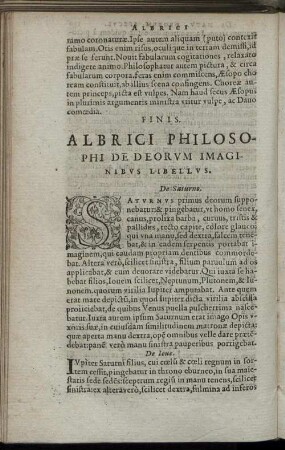 De deorum imaginibus liber
