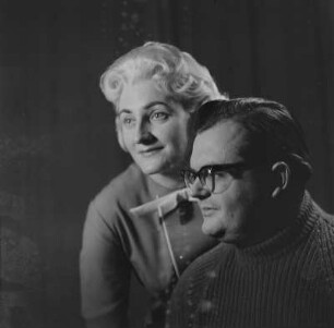 Porträt des Kammersängers Günther Leib und seiner Frau Thea
