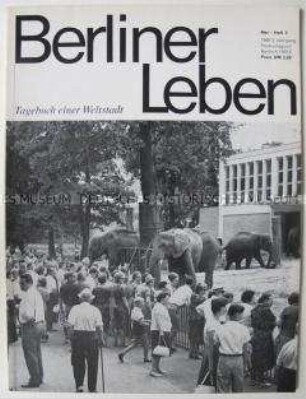 (West)-Berliner Monatszeitschrift "Berliner Leben"