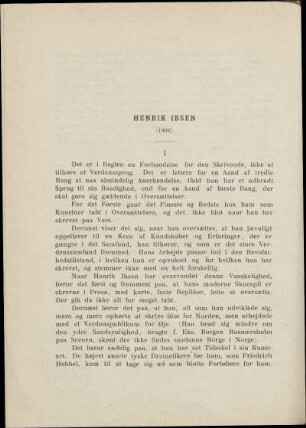 Henrik Ibsen (1906)