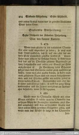 Siebente Abtheilung
