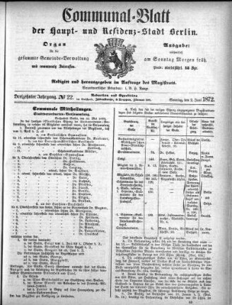 1872,22: No. 22, 2. Juni 1872