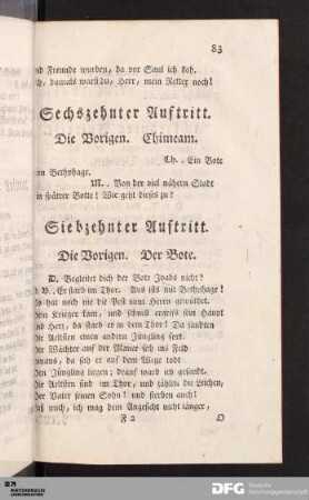 Siebzehnter Auftritt