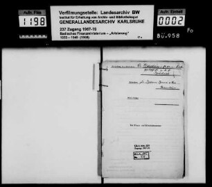 Kronstein, Dr. Abraham, Chemiker, Elektra-Lack-Gesellschaft mbH in Bruchsal Erwerber: Firma Brown Boverie & Cie in Mannheim