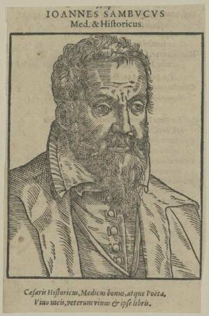 Bildnis des Johannes Sambucus