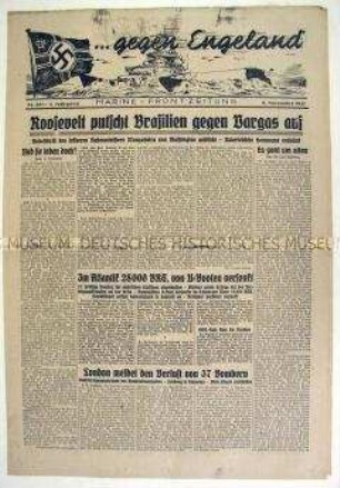 Kriegszeitung der Marine "... gegen Engeland"