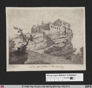 Das alte Schloss Hardenberg.