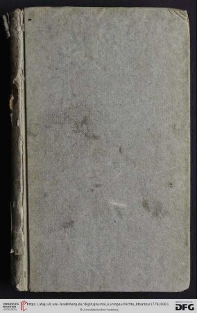 6: Journal zur Kunstgeschichte und zur allgemeinen Litteratur