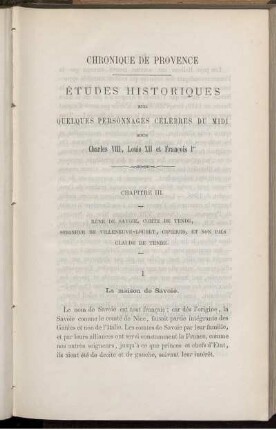 Etudes Historiques
