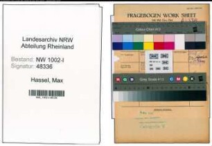 Entnazifizierung Max Hassel, geb. 21.07.1906 (Korrespondent)
