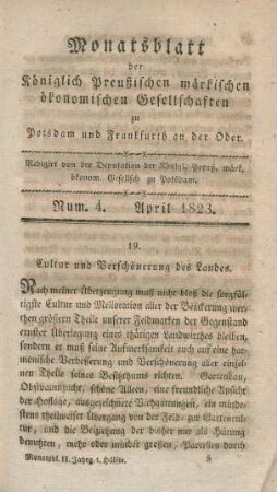 Num. 4. April 1823.