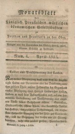 Num. 4. April 1823.