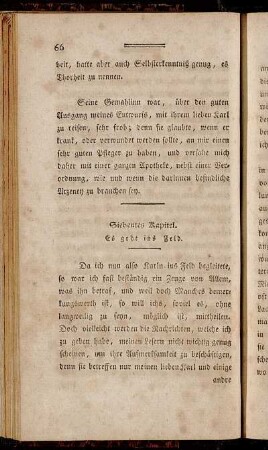 Siebentes Kapitel. Es geht ins Feld