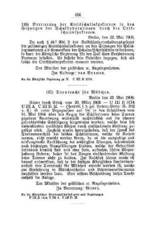 Turntracht für Mädchen : [E. Öffentliches Volksschulwesen]