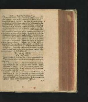 Titulus XXV. De Codicillis.