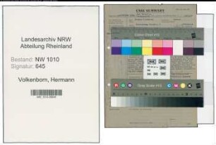 Entnazifizierung Hermann Volkenborn , geb. 29.08.1903 (Vermessungstechniker)