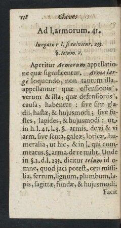 Ad l. armorum. 41.