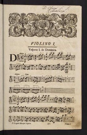 1-68, Violino I.