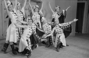 Szenenbilder aus der Operette "Der Opernball" von Richard Heuberger in einer Aufführung des Brandenburgischen Landestheaters in Potsdam