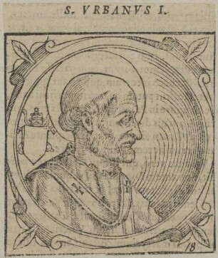 Bildnis von Papst Urbanus I.