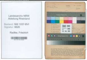 Entnazifizierung Friedrich Radtke , geb. 05.07.1898 (Einkaeufer)
