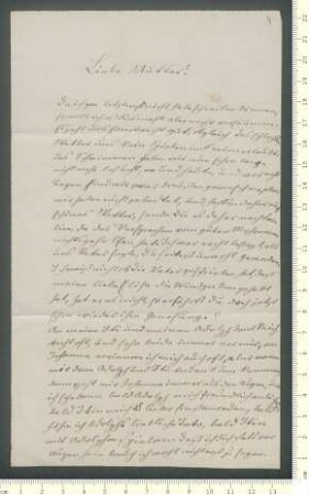 Brief von Ernst von Chamisso und Adelbert von Chamisso an Antonie von Chamisso