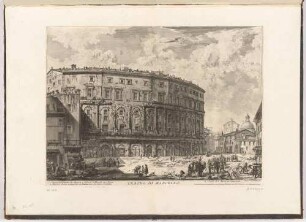 Teatro di Marcello (Marcellus-Theater), aus der Folge "Vedute di Roma"