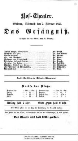 Das Gefängniß