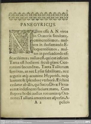 Panegyricus
