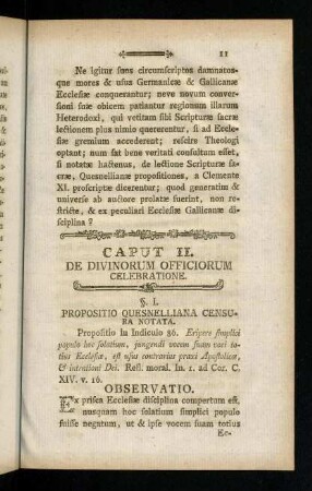 11-19, Caput II - IV