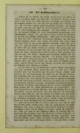 88. Die Frühlingsblumen