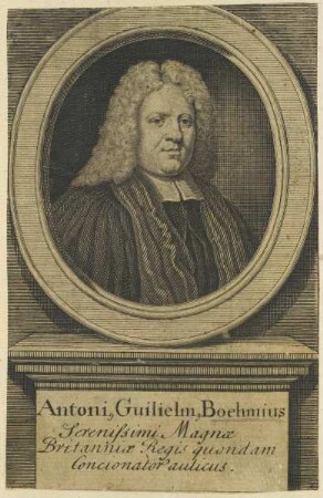 Bildnis des Antonius Guilielmus Boehmius