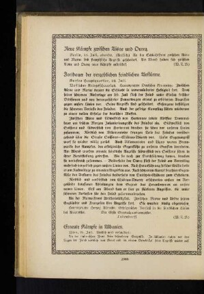 Neue Kämpfe zwischen Aisne und Ourcq.
