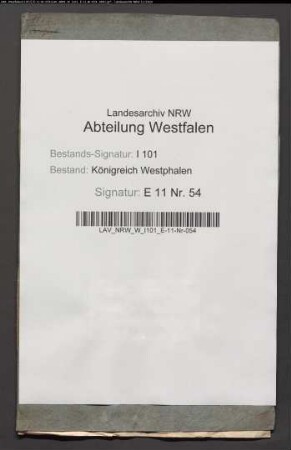 Verpachtung der Markenkämpe der Domänenrezeptur Wiedenbrück