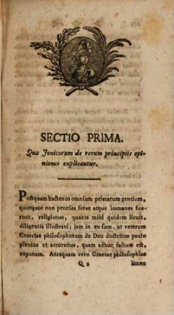 Historia Doctrinae De Vero Deo Omnium Rerum Auctore Atque Rectore. 2, Qua Grecorum Philosophorum De Rerum Ortu Et Divina Natura Opiniones Illustrantur