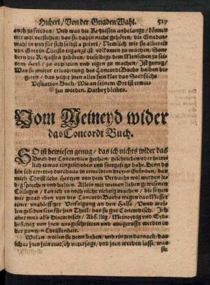 Vom Meineyd wider das Concordi Buch.