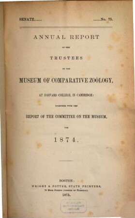 Annual report, 1874 (1875)