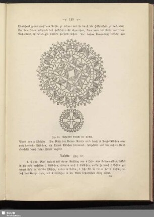 Gehäkelte Rosette für Decken
