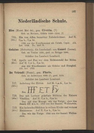 Niederländische Schule.