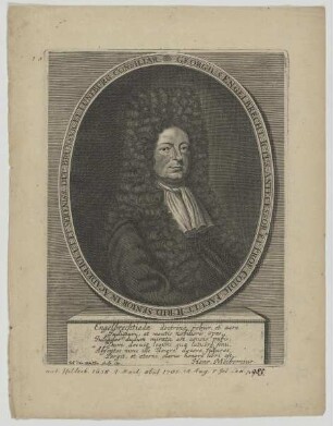 Bildnis des Georgius Engelbrecht