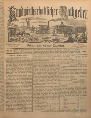 17: Beilage vom Montag, 8. August 1898