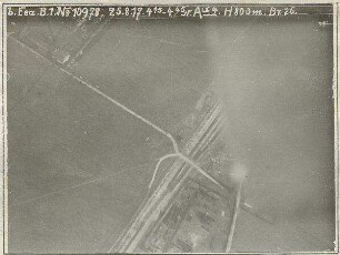 Straßenkreuzung Untermenzing mit Bahnstrecke nach Dachau (800 m)